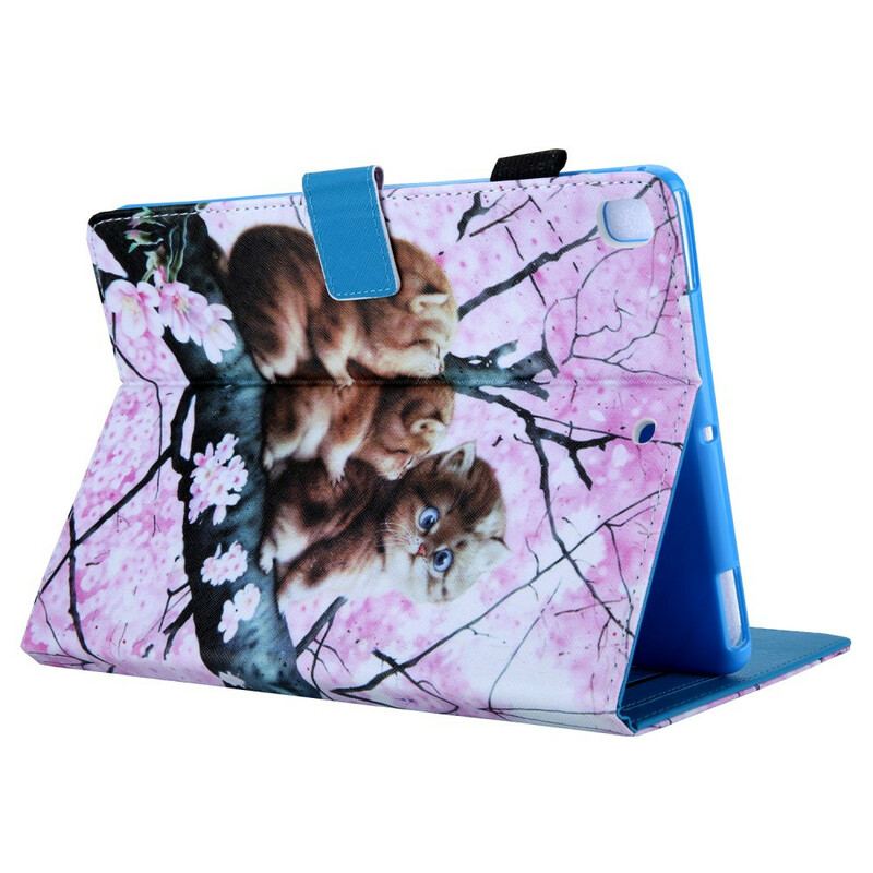 Capa Flip Para iPad 10.2" (2020) (2019) Só Gatos