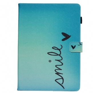 Capa Flip Para iPad 10.2" (2020) (2019) Sorriso