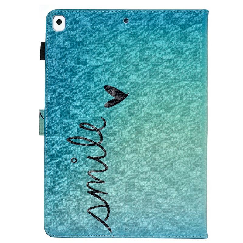 Capa Flip Para iPad 10.2" (2020) (2019) Sorriso