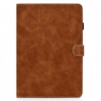 Capa Folio Para iPad 10.2" (2020) (2019) Couro Falso Vintage