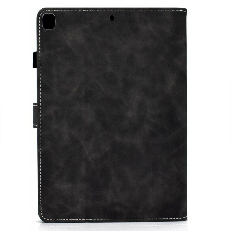 Capa Folio Para iPad 10.2" (2020) (2019) Couro Falso Vintage