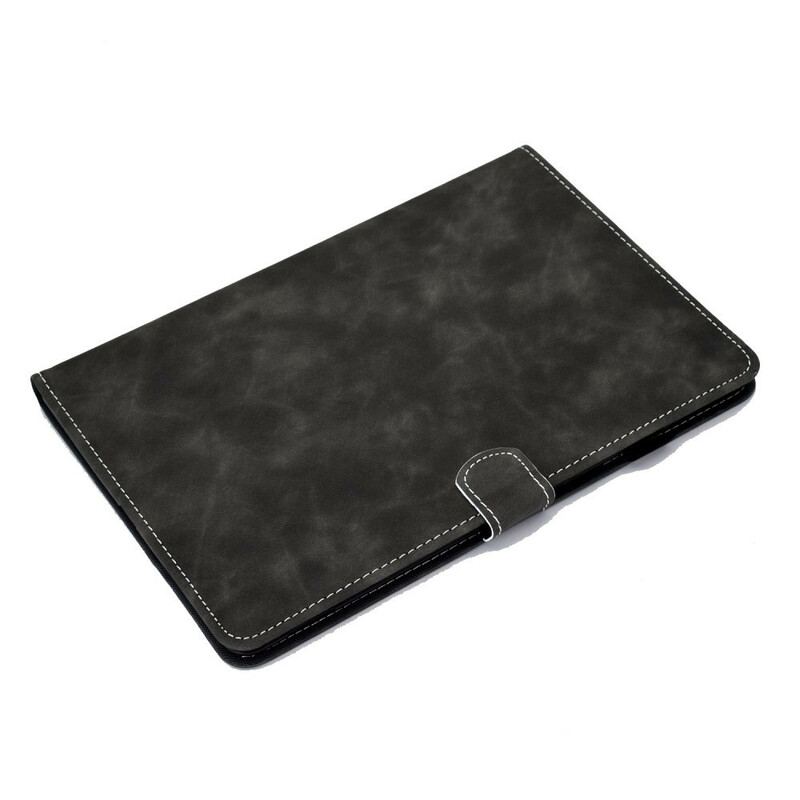 Capa Folio Para iPad 10.2" (2020) (2019) Couro Falso Vintage