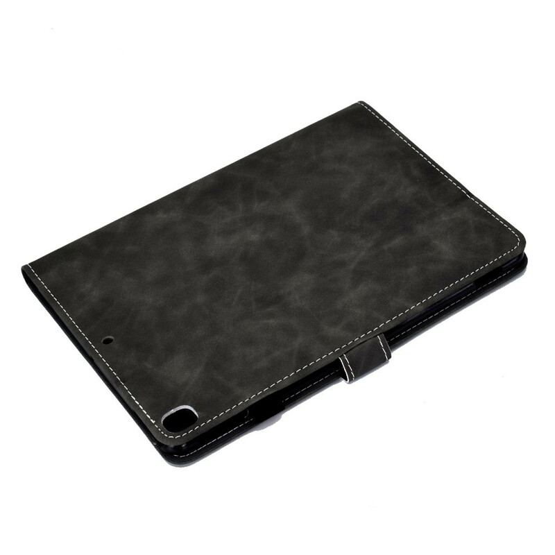 Capa Folio Para iPad 10.2" (2020) (2019) Couro Falso Vintage