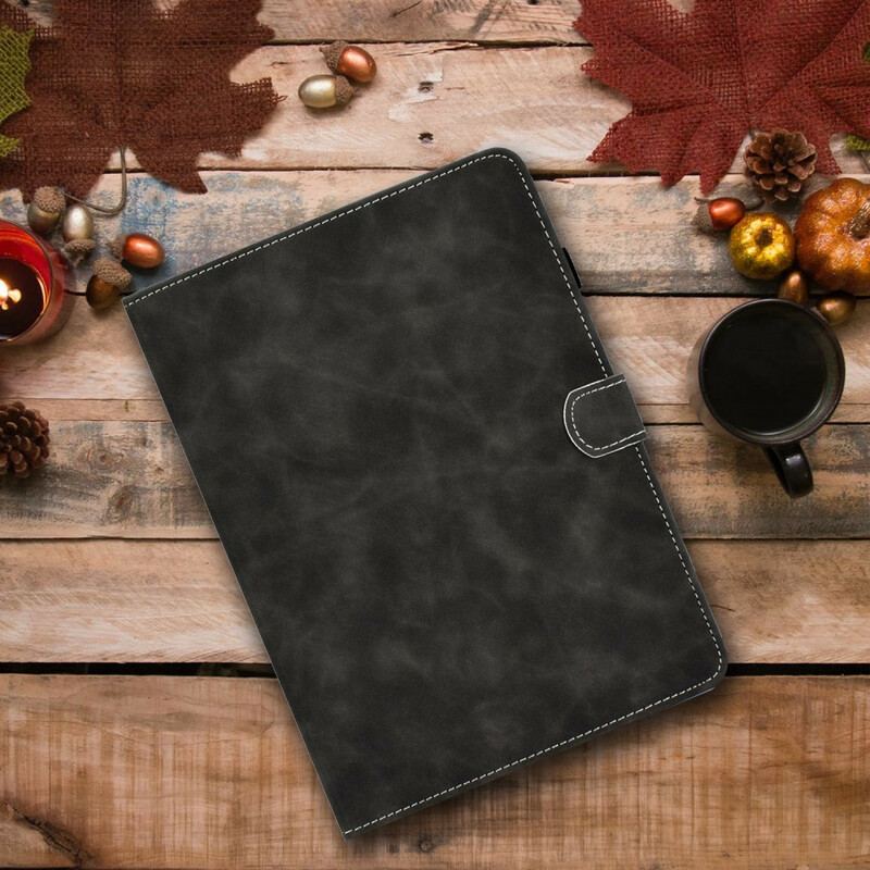 Capa Folio Para iPad 10.2" (2020) (2019) Couro Falso Vintage