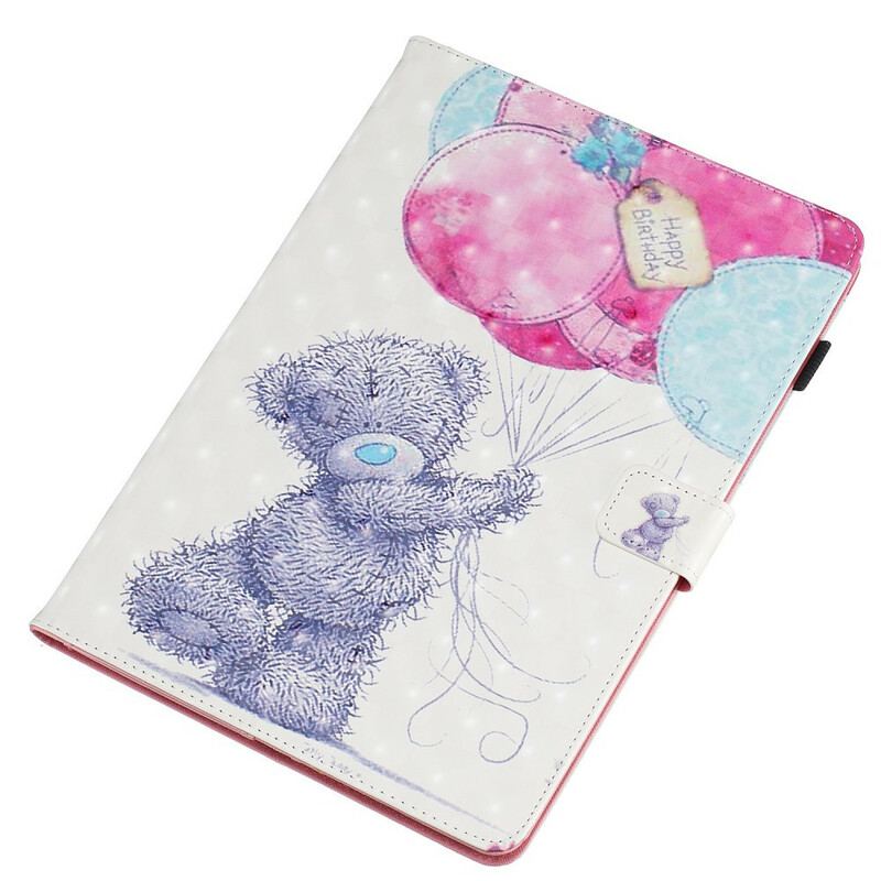 Capa Folio Para iPad 10.2" (2020) (2019) Filhote De Urso