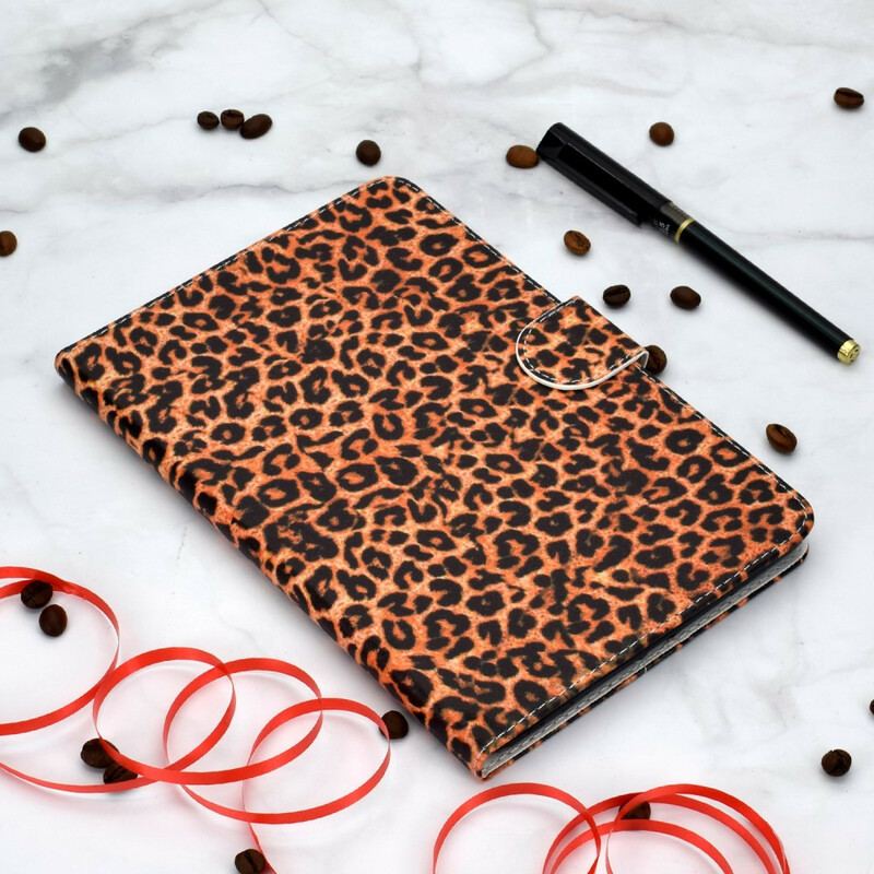 Capa Folio Para iPad 10.2" (2020) (2019) Leopardo