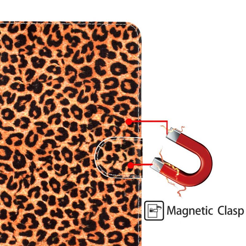 Capa Folio Para iPad 10.2" (2020) (2019) Leopardo