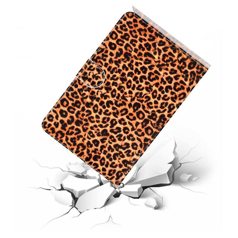 Capa Folio Para iPad 10.2" (2020) (2019) Leopardo