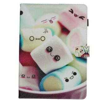 Capa Folio Para iPad 10.2" (2020) (2019) Marshmallows Divertidos