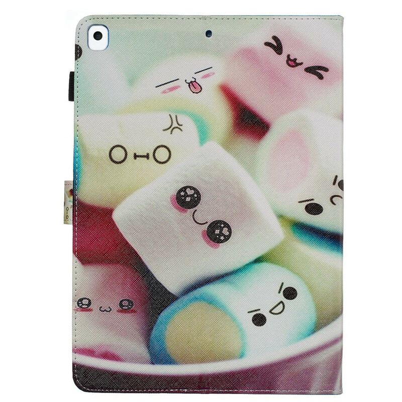 Capa Folio Para iPad 10.2" (2020) (2019) Marshmallows Divertidos