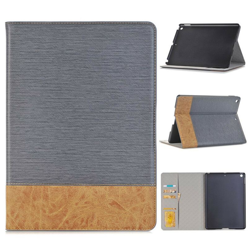 Capa Para iPad 10.2" (2020) (2019) Bicolor Texturizado