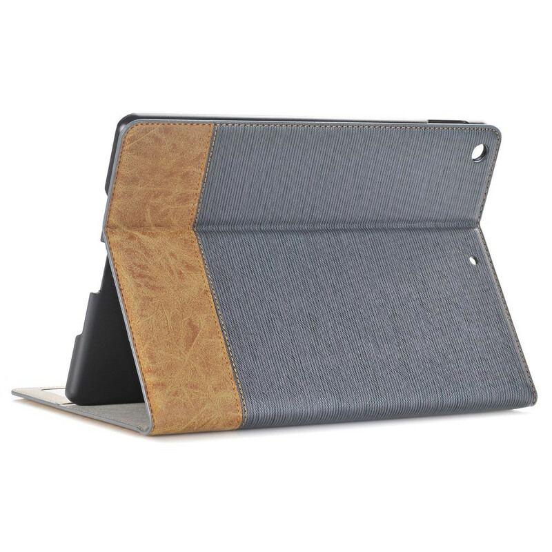 Capa Para iPad 10.2" (2020) (2019) Bicolor Texturizado