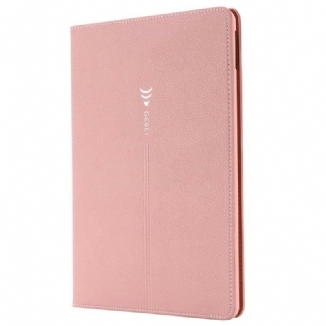 Capa Para iPad 10.2" (2020) (2019) Gebei Couro Sintético Lichia