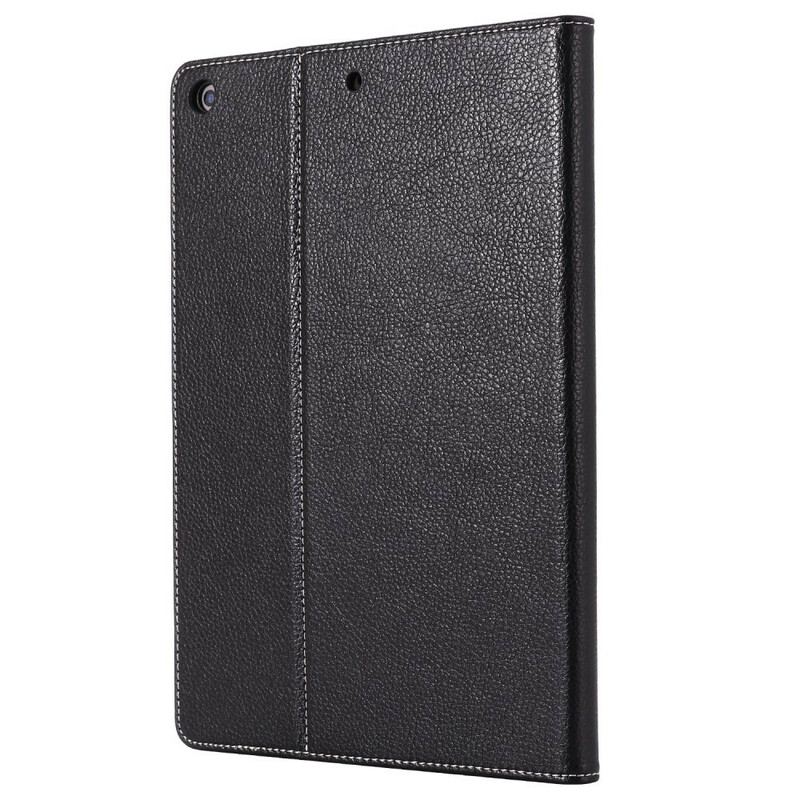 Capa Para iPad 10.2" (2020) (2019) Gebei Couro Sintético Lichia