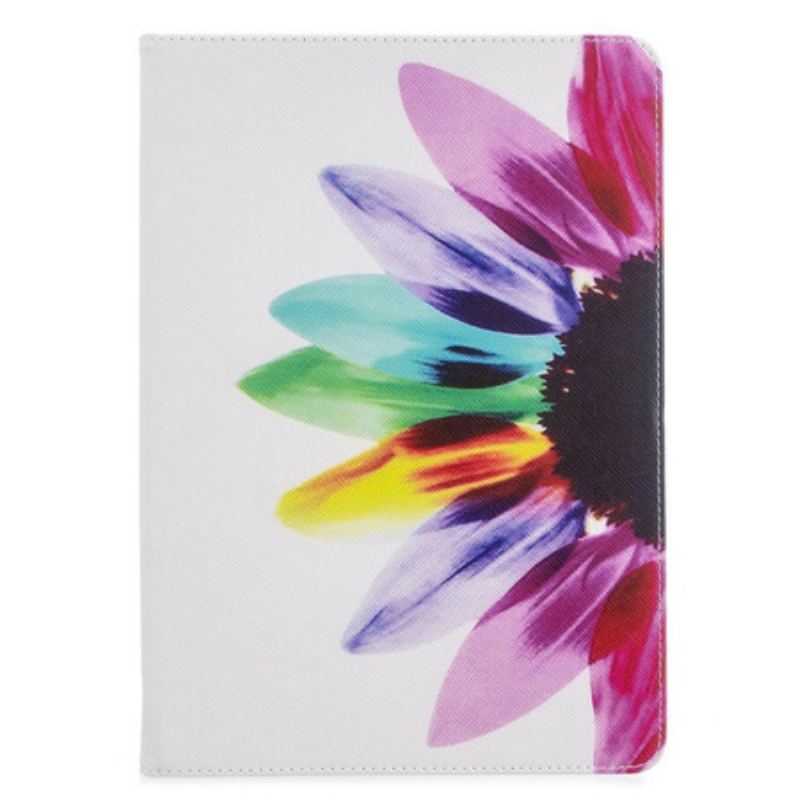 Capa Para iPad 10.2" (2020) (2019) Pintura De Flores