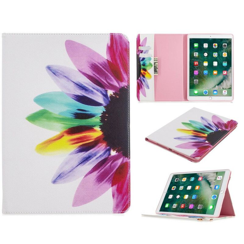 Capa Para iPad 10.2" (2020) (2019) Pintura De Flores