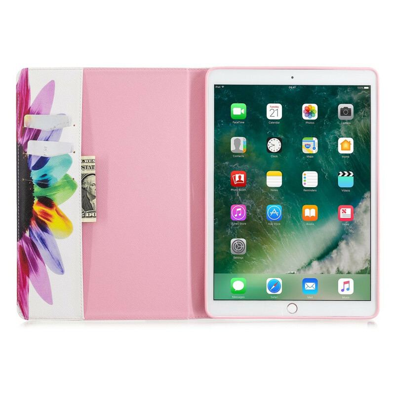 Capa Para iPad 10.2" (2020) (2019) Pintura De Flores