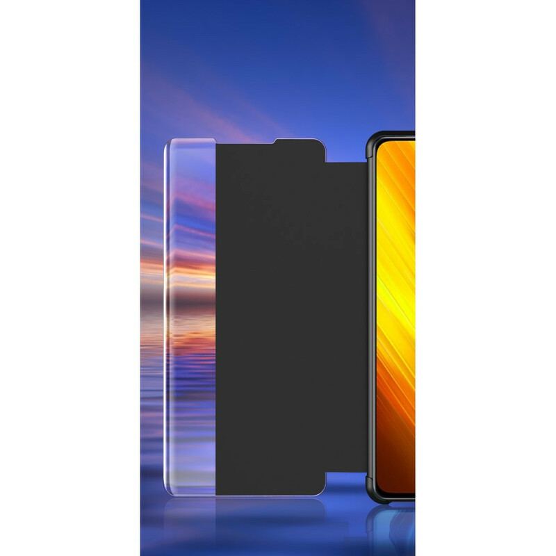 Capa De Celular Para Poco X3 / X3 Pro / X3 NFC Couro Sintético Texturizado