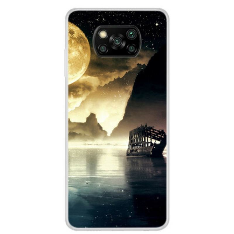 Capa De Celular Para Poco X3 / X3 Pro / X3 NFC Lua Cheia