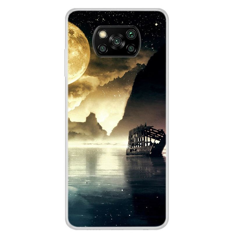 Capa De Celular Para Poco X3 / X3 Pro / X3 NFC Lua Cheia