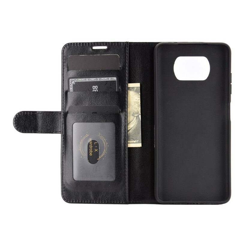 Capa De Couro Para Poco X3 / X3 Pro / X3 NFC Couro Ultra Sintético