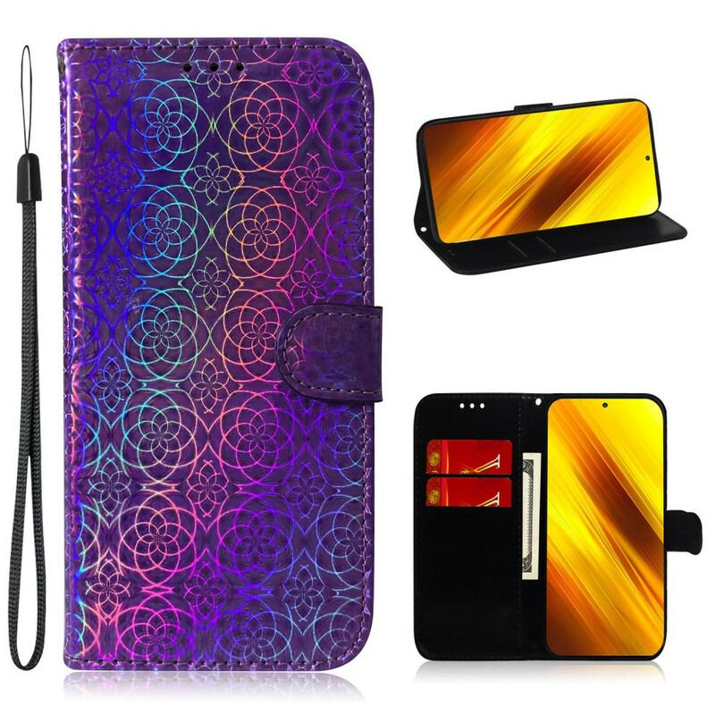 Capa Flip Para Poco X3 / X3 Pro / X3 NFC Cor Pura