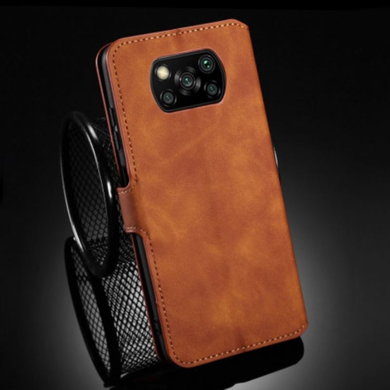 Capa Flip Para Poco X3 / X3 Pro / X3 NFC Dg.ming Retro