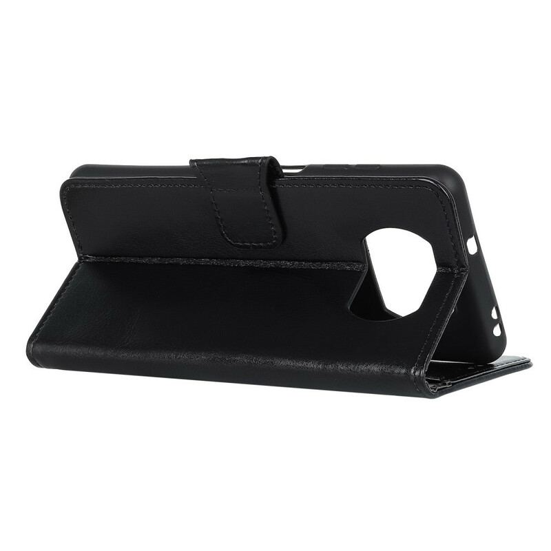 Capa Folio Para Poco X3 / X3 Pro / X3 NFC Couro Sintético Vitrificado