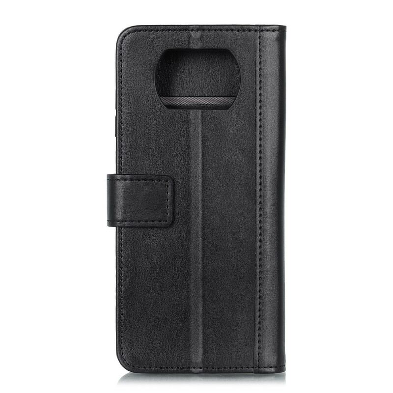 Capa Folio Para Poco X3 / X3 Pro / X3 NFC Estilo De Couro