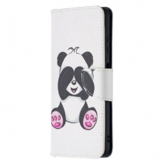 Capa Folio Para Poco X3 / X3 Pro / X3 NFC Panda Divertido