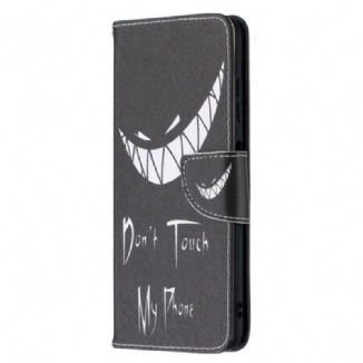 Capa Folio Para Poco X3 / X3 Pro / X3 NFC Telefone Do Diabo