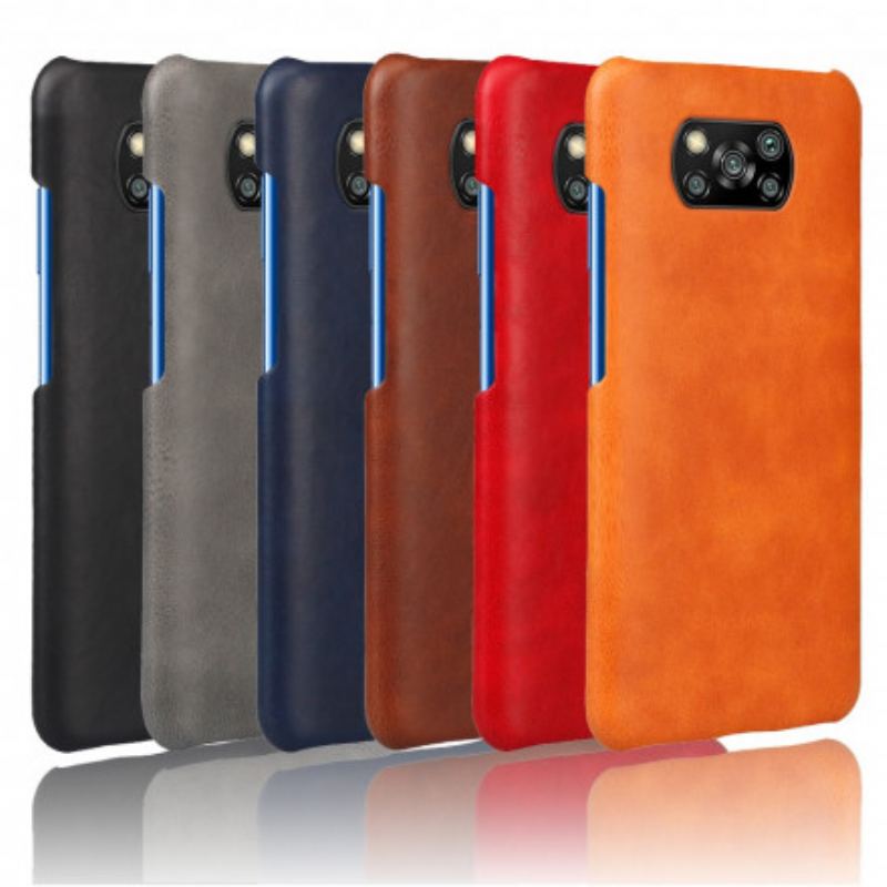 Capa Para Poco X3 / X3 Pro / X3 NFC Efeito Couro Ksq