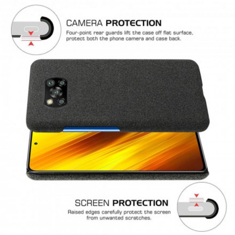 Capa Para Poco X3 / X3 Pro / X3 NFC Tecido Chique Ksq