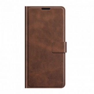 Capa De Couro Para Asus Zenfone 8 Flip Couro Sintético Fino