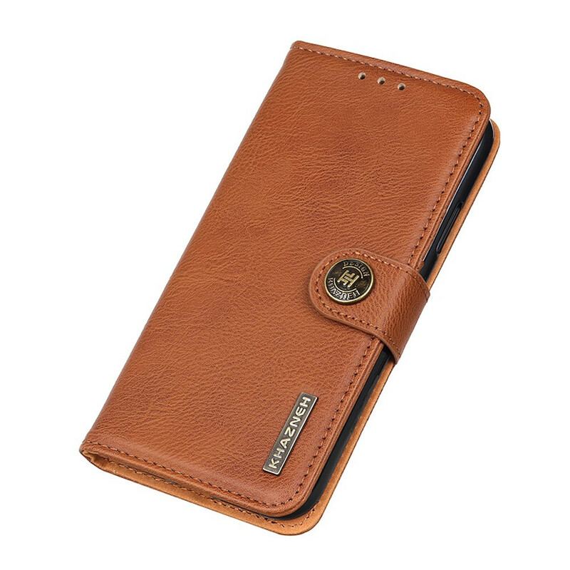 Capa De Couro Para Asus Zenfone 8 Flip Couro Sintético Khazneh Flip