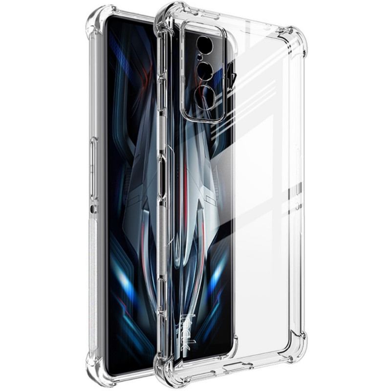 Capa De Celular Para Poco F4 GT Transparente Com Protetor De Tela Imak