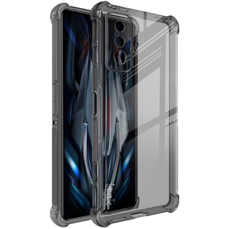 Capa De Celular Para Poco F4 GT Transparente Com Protetor De Tela Imak