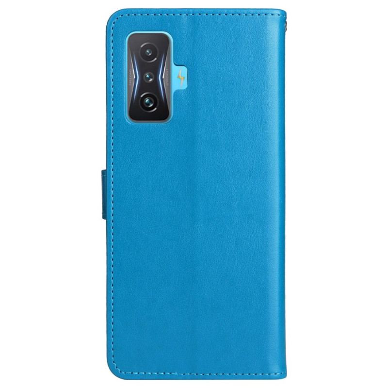 Capa Flip Para Poco F4 GT Gato E Abelhas