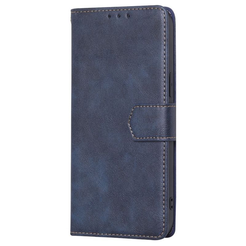 Capa Flip Para Poco F4 GT Rfid Estilo Couro Vintage