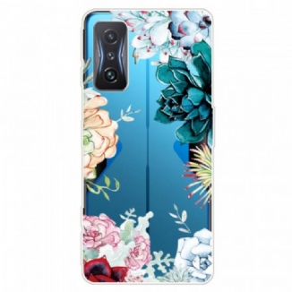 Capa Para Poco F4 GT Floral Sem Costura