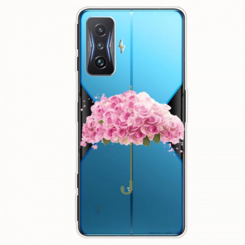 Capa Para Poco F4 GT Guarda-chuva Floral