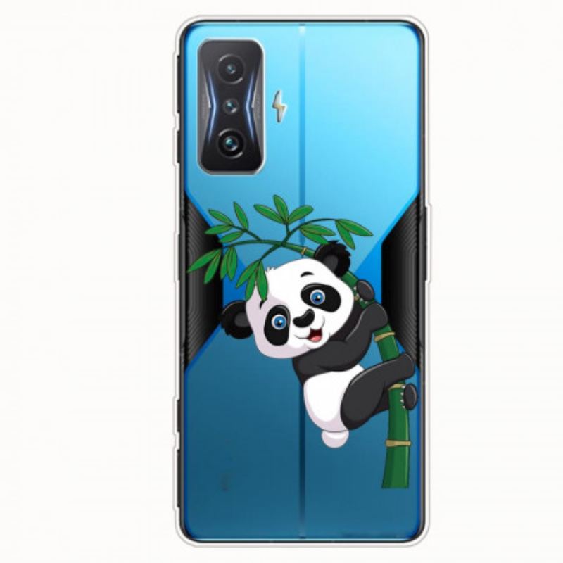 Capa Para Poco F4 GT Panda Em Seu Bambu