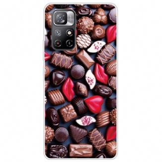 Capa De Celular Para Xiaomi Redmi Note 11 Pro Plus 5G Chocolate Flexível