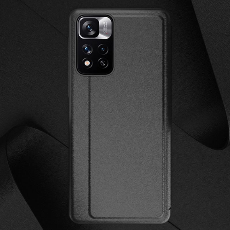 Capa De Celular Para Xiaomi Redmi Note 11 Pro Plus 5G Couro Sintético Texturizado