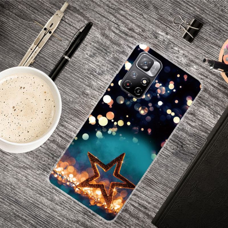 Capa De Celular Para Xiaomi Redmi Note 11 Pro Plus 5G Estrela Flexível