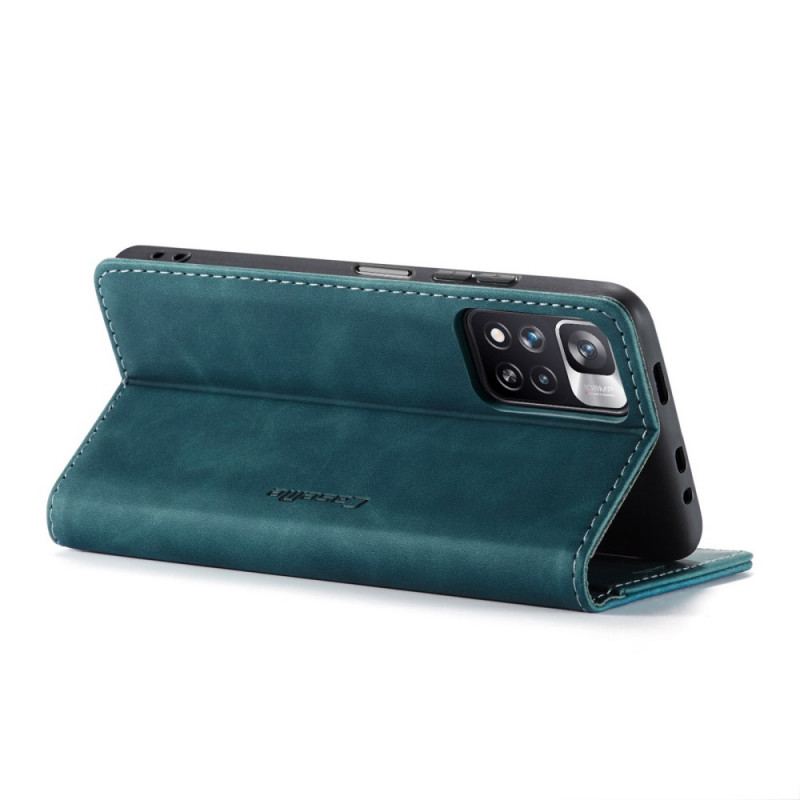 Capa De Celular Para Xiaomi Redmi Note 11 Pro Plus 5G Flip Caseme Couro Sintético