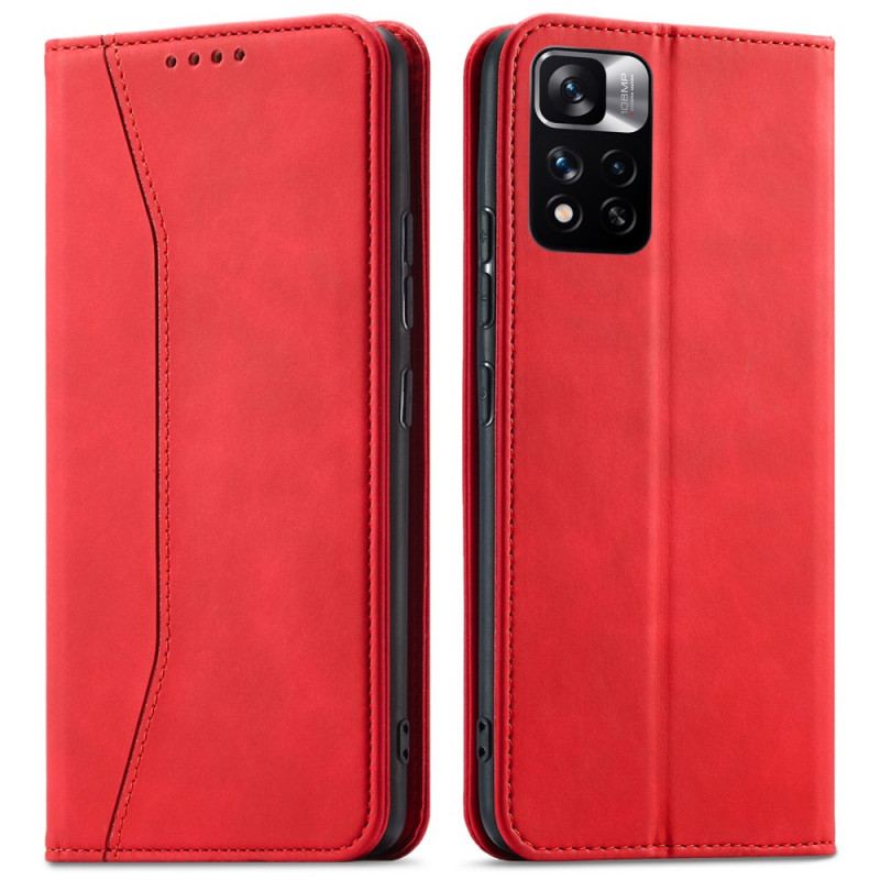 Capa De Celular Para Xiaomi Redmi Note 11 Pro Plus 5G Flip De Costura