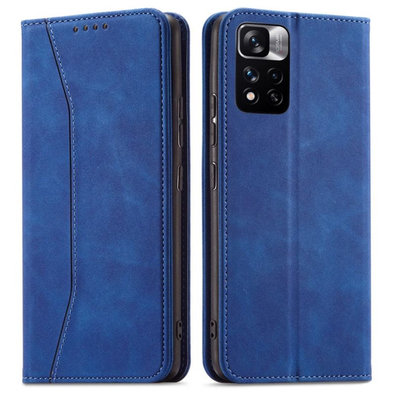 Capa De Celular Para Xiaomi Redmi Note 11 Pro Plus 5G Flip De Costura