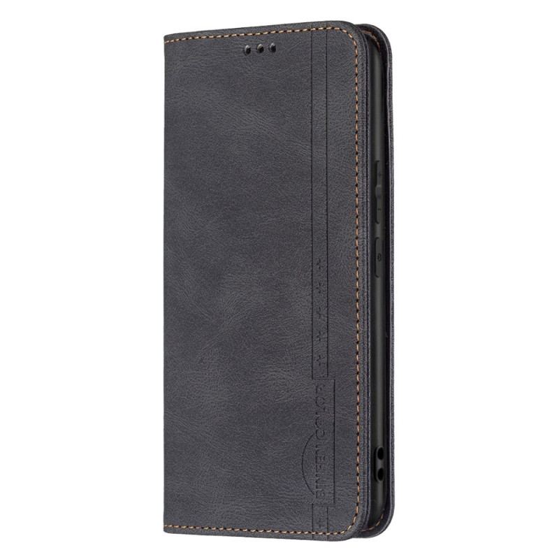 Capa De Celular Para Xiaomi Redmi Note 11 Pro Plus 5G Flip Costura Rfid Binfen Color