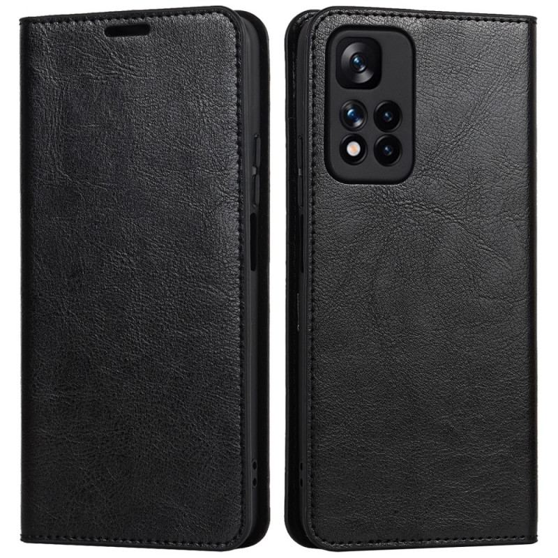 Capa De Celular Para Xiaomi Redmi Note 11 Pro Plus 5G Flip Couro Legitimo